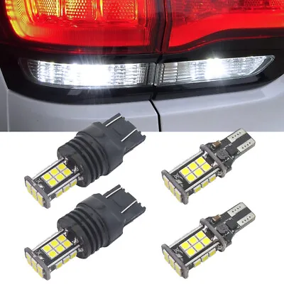 4 Xenon White Backup Reverse Lights LED Bulbs For Jeep Grand Cherokee 2011-2020 • $17.09