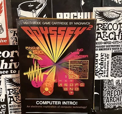 Magnavox Odyssey 2 Computer Intro! Cartridge PC Game • $16.99