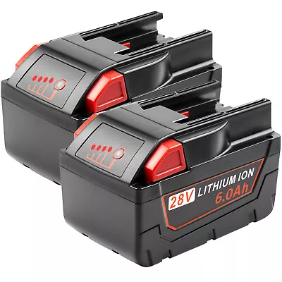 6.0Ah Li-Ion Battery For MILWAUKEE For M28 Power Tools 48-11-2830 48-11-2819 28V • $53.99