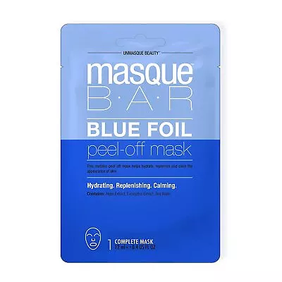 8 Pack Unmasque Beauty Masque Bar Blue Foil Peel Off Mask- 1 Fl Oz Lot New  • $9.99