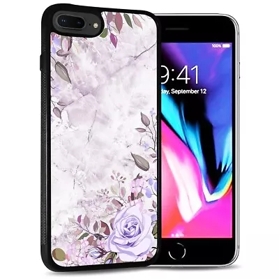 ( For IPhone 7 Plus ) Back Case Cover PB12534 Marble Flower • $9.99