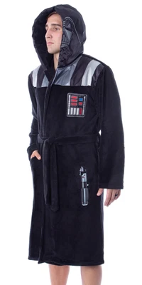 $79.95 • Buy Star Wars Mens Darth Vader Costume Fleece Robe Bathrobe
