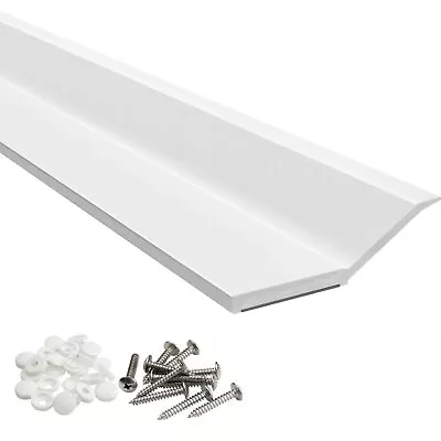 Garage Door Seal Top And Sides Seal Strip White 34.2FT Rubber Weather • £53.07