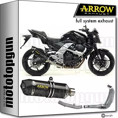 Full System Exhaust Rc Carbon C Race-tech Arrow Kawasaki Z750 Z-750 07/14 • $1317.80