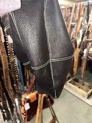 Maurizio Taiuti Italian Black Leather Handbag • $38