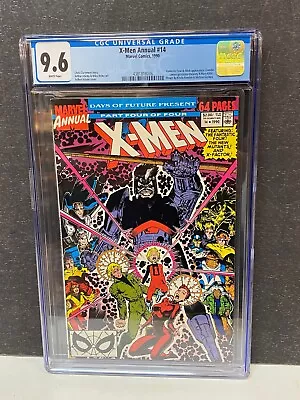 X-MEN ANNUAL #14 (1990) CGC 9.6 1st CAMEO APPEARANCE GAMBIT WHITE PAGES • $119
