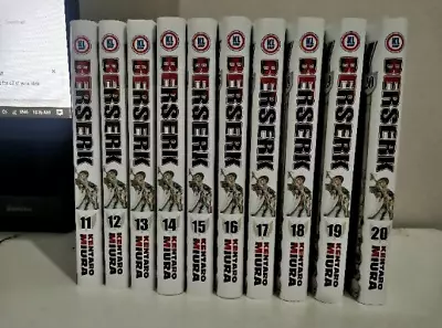 BERSERK English Manga Complete Set Volumes 1-41 Full Set FREE SHIPING DHL • $845.63