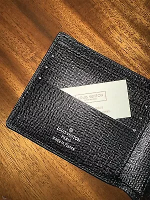 Louis Vuitton Multiple Wallet Monogram Eclipse M61695 Black Men's - Authentic • $200