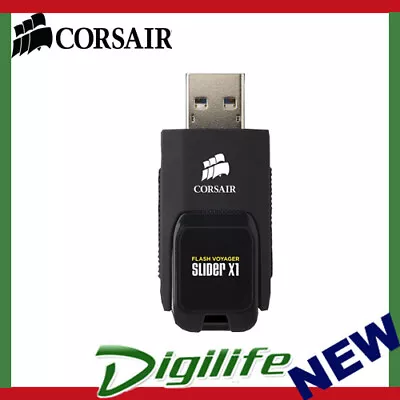 Corsair Flash Voyager Slider X1 32GB USB 3.0 Flash Drive CMFSL3X1-32GB • $31.50