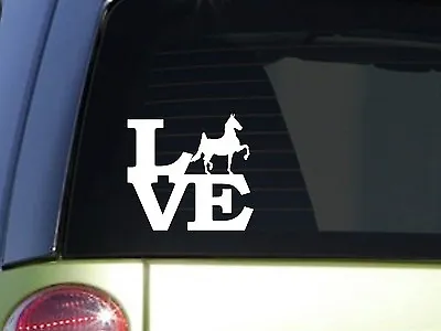 American Saddlebred Love 6  STICKER *F121* DECAL Horse Saddle Bridle Horseshoe • $3.39