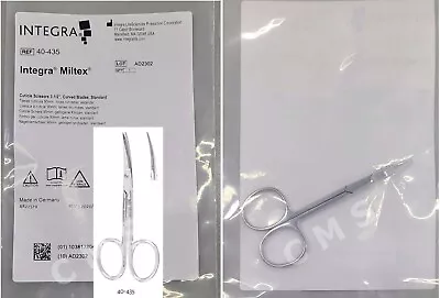 MILTEX Cuticle Nail Scissors Manicure Pedicure 3-1/2  Stainless GERMANY 40-435 • $39.99