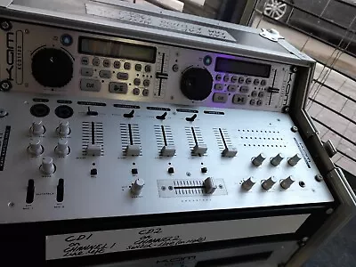 KAM Kap 500 Professional DJ Mixer & Kxd1100 CD Decks. Flight Case Included • £160