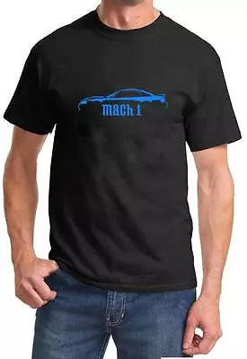 2003 2004 Ford Mustang Mach 1 Classic Color Outline Design Tshirt NEW • $20