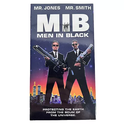 New Men In Black MIB VHS Tape Brand Factory Seal 1997 Will Smith Tommy Lee Jones • $9.94