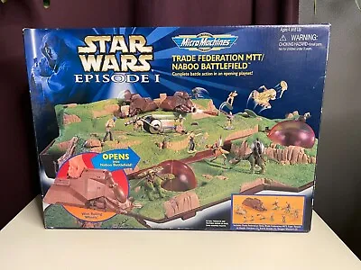 BOX ONLY Star Wars Episode 1 Micro Machines Trade Federation Naboo Battlefield • $16.99
