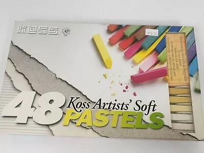 Vintage 48 Koss Artists Soft Pastels NOS In Box Craft  • $18.90