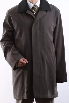 Mens Poly/Nylon Olive 3/4 Length All Year Round Raincoat R69714R-69705-OLI • $129.99