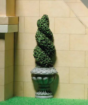 Flat Backed Topiary Twist Dolls House Miniature Garden Plants 1.12 Scale • £3.59