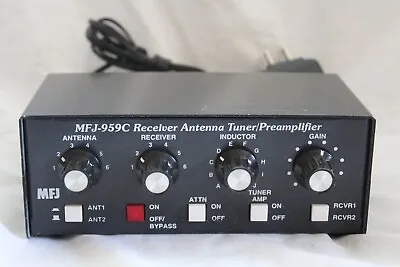 MFJ-959C Antenna Tuner/ Preamplifier • $125