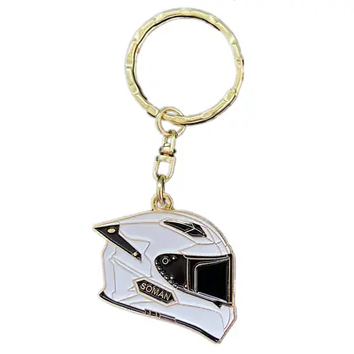 New Motorcycle Helmet Key Chain Cascos Decoration Key Ring For Motorcycle Fans • $5