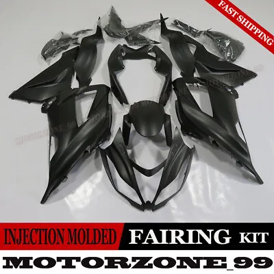 For Kawasaki Ninja ZX-6R ZX6R ZX636 2013-2018 Matte Black Fairing Kit Body Work • $349.01