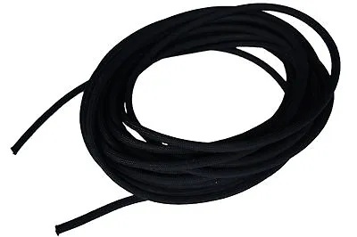 USA 1/4  X 50' Bungee Cord Shock Cord Bungie Cord Marine Grade Stretch Cord BLK • $17.95