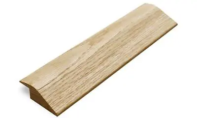 Solid Oak 15mm R Section Ramp Threshold Door Strip Trim 900mm Pre Finished • £20.99