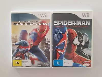 Spider-man Shattered Dimensions M & The Amazing Spider-man PG PAL Nintendo Wii  • $39