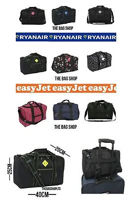 £12 • Buy Ryanair Size Carry On 40x25x20cm Flight Cabin Travel Holdall Sports Weekend Bag