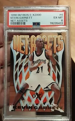 Kevin Garnett 1996 Skybox E-X2000 Net Assets #4 • $5