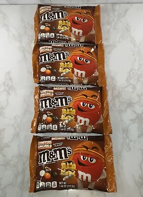 M&M's Campfire Smores Candy 4 Pack 7.44 Oz Each 29.76 Oz Total BB 4/24 • $19.99