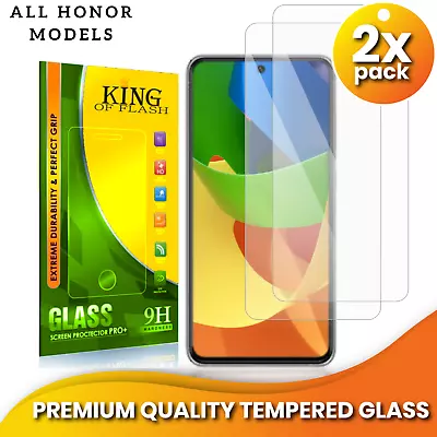 Tempered Glass Screen Protector Cover For Honor 8A 8S 9A 9X 10 20 20e Lite Pro • £2.95