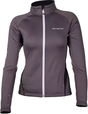 NEW Motorfist Women's Hydrophobic Fleece Jacket ~ Gray ~ L ~ 20617-1516 • $94.95