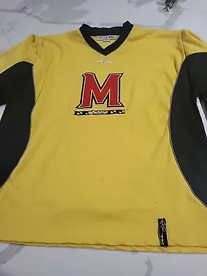 University Of Maryland Terrapins Hockey Jersey Size Large • $29