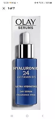  Olay Hyaluronic 24 + Vitamin B5 Ultra Hydrating Day Serum With Niacinamide • £11.99