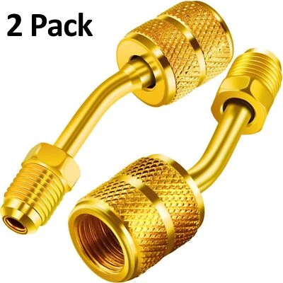 $13.20 • Buy 2PCS Air Conditioner Ductless Mini Split System Charging Vacuum Port Adapter