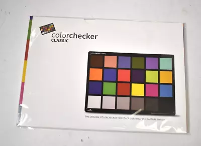 Calibrite ColorChecker Classic Color Control Capture To Edit CCC Assorted • $88.99