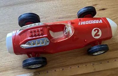 1963 Mattel Vroom Racing Car Red White Nice Condition  • $47.95