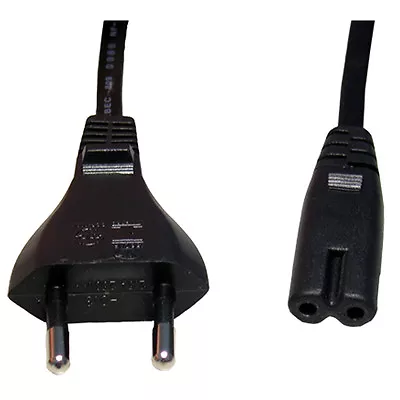 $15.44 • Buy Power Cable Lead Mains 8 Figure 2 Pin Eu For Apple Tv 2nd Gen, 3rd Gen