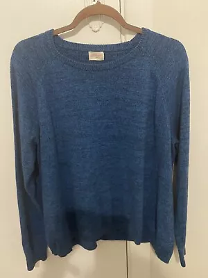 GORMAN Blue Cotton Knit Jumper Sweater 12 • $37