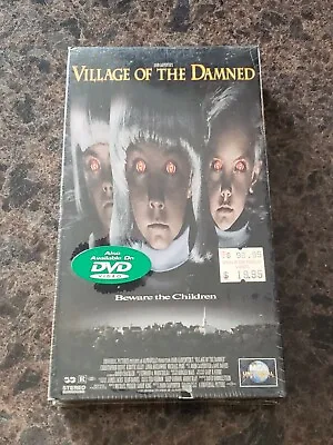 BRAND NEW Village Of The Damned (VHS 1995) Christopher Reeve Sealed Watermarks • $34.99
