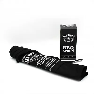 Jack Daniels BBQ Aprons X 1 - Black Party Bar Pub Grilling Collectables Gift Box • £7.95