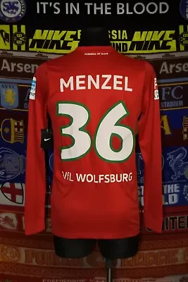 £71.99 • Buy BNWT VfL Wolfsburg Adults S #36 Menzel 2016 Football Shirt Jersey Trikot Soccer