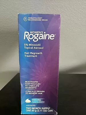 Women's ROGAINE Hair Regrowth Treatment Foam 2 Month Supply Exp 11/2024 • $18.99