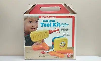 1978 Tuff Stuff Tool Kit Preschool Drill Tape Measure Wrench 1720 By Mattel • $46.79