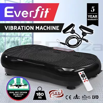 Everfit Vibration Machine Machines Platform Plate Vibrator Exercise Fit Gym Home • $119.95