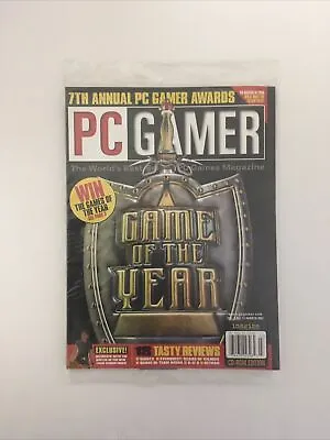 PC Gamer Magazine MAR 2001 - Back Issue COMPUTER Magazine (CD-ROM) Game Of Year • $100