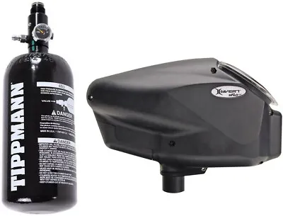 Empire Halo Too Hopper With Tippmann 48/3000 HPA Compressed Air Tank Combo • $139.90