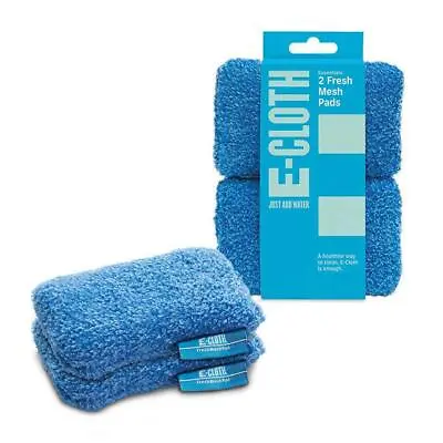 E-Cloth 2 Pack Eco Kitchen Bathroom Microfibre Cleaning Sponge Scourer Mesh Pads • £5.65