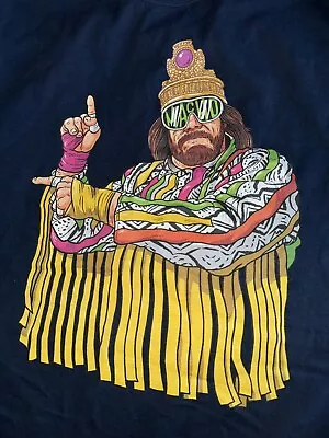 WWF Macho King Randy Savage T-Shirt WWE Shirt New Without Tags Size Large L WCW • $16